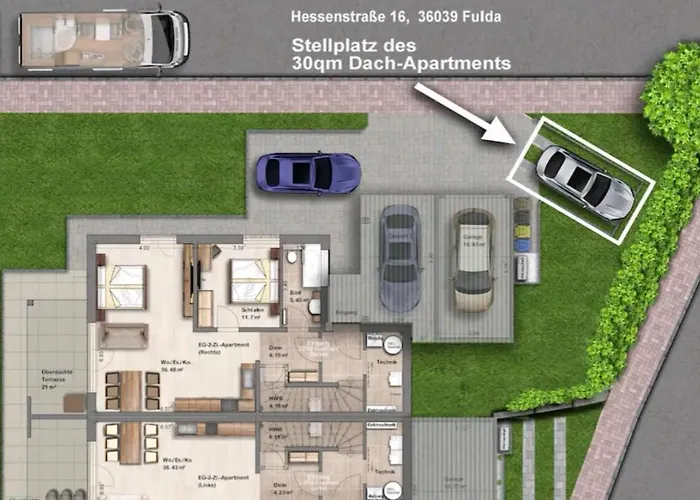 -neubau- 30qm Dach-apartment Fulda